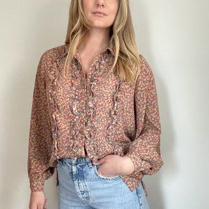 Silky Vintage Blouse